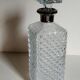 Vintage whisky carafe with golden neck