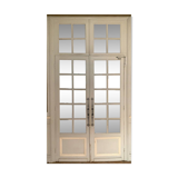 Double separation doors with transom and beveled glass 20th century
