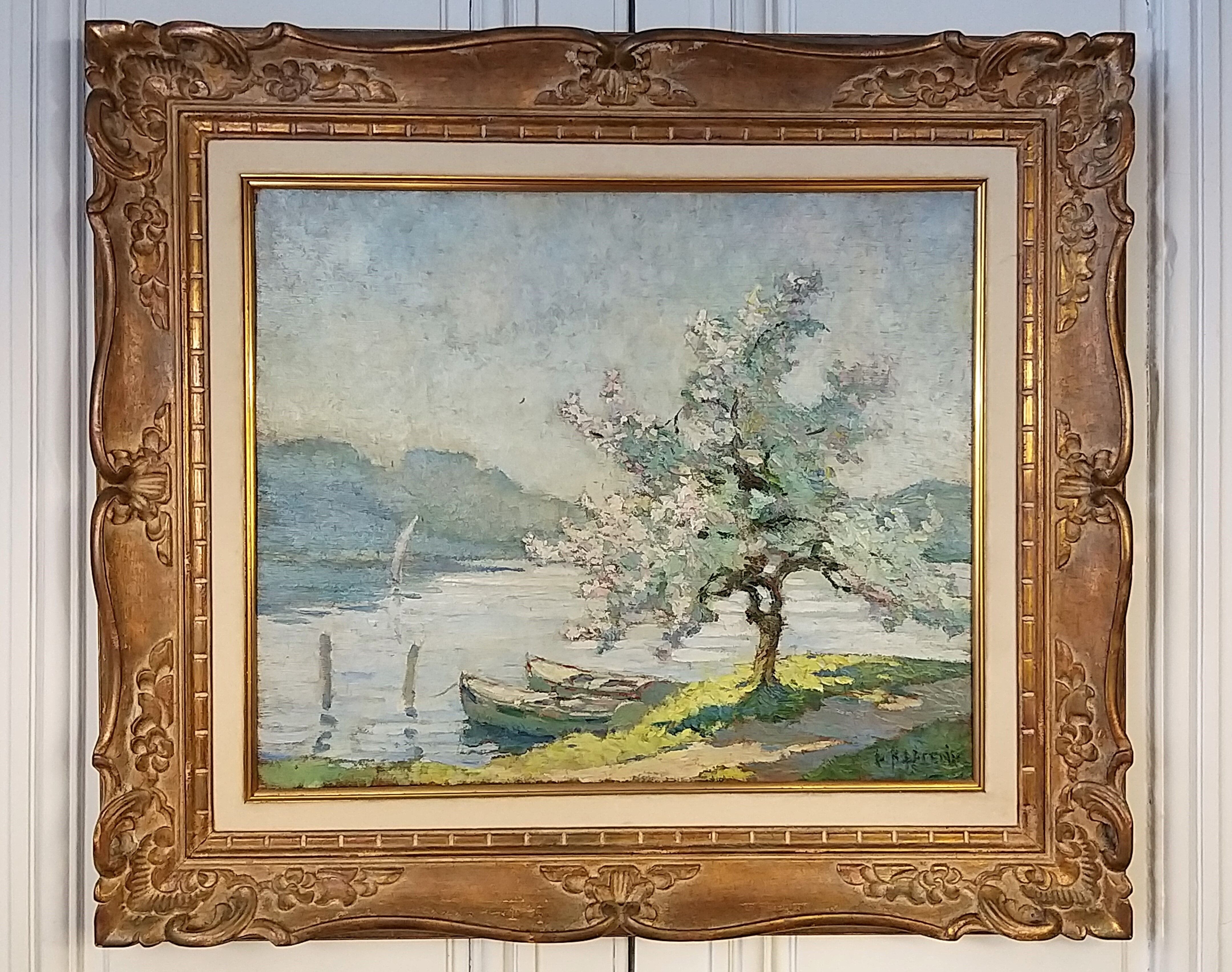 Tableau de L.R. Lacroix (1891-1977) école française huile sur bois