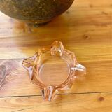Cendrier en rosaline vintage