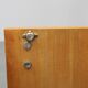 Restored Bauhaus chrome and walnut nightstand, Czechoslovakia 1940s