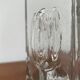 Mid-century Scandinavian glass vase with floral pattern, 1960s.