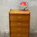 Oak chest of drawers