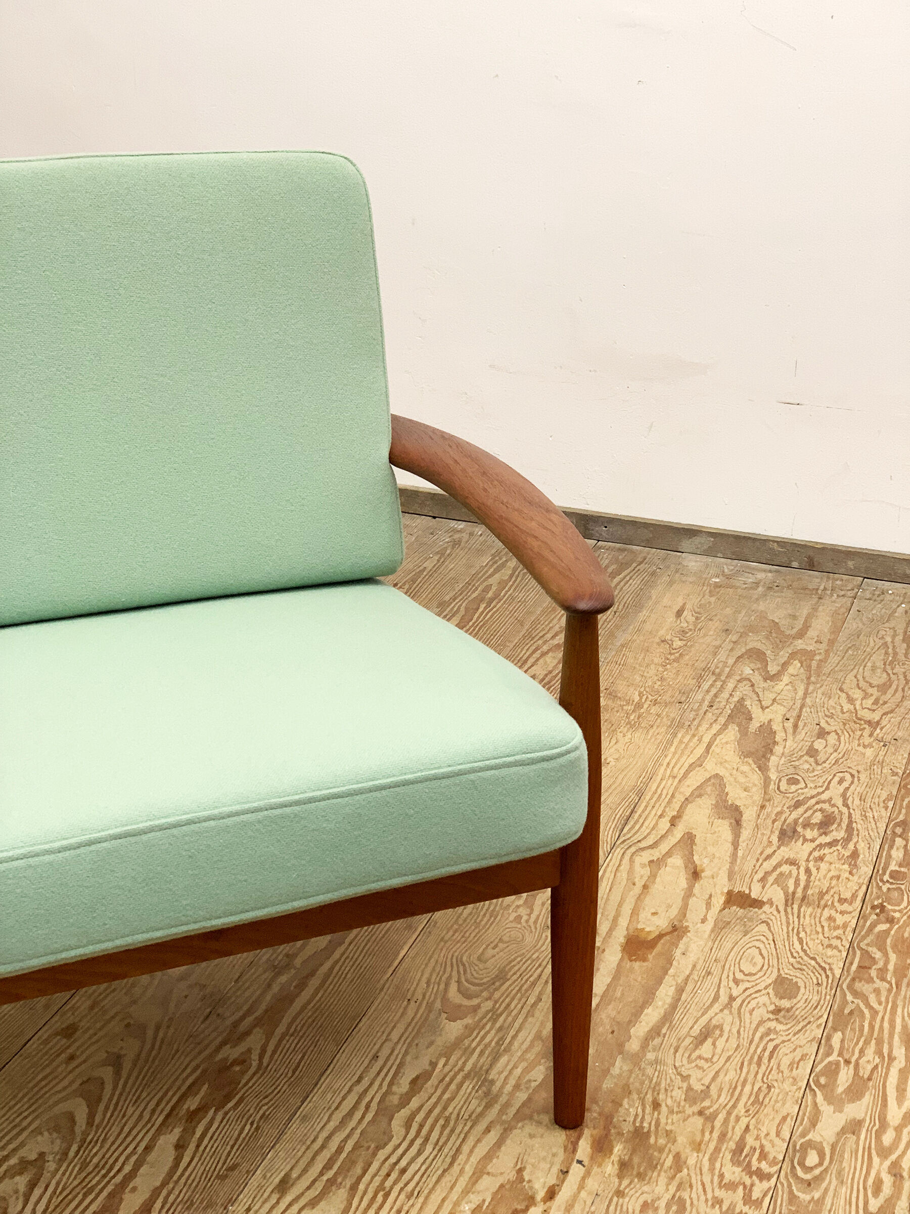 Mid Century Modern Teak armchair or easy chair by Grete Jalk for France & Son, Danish Design, 1950er