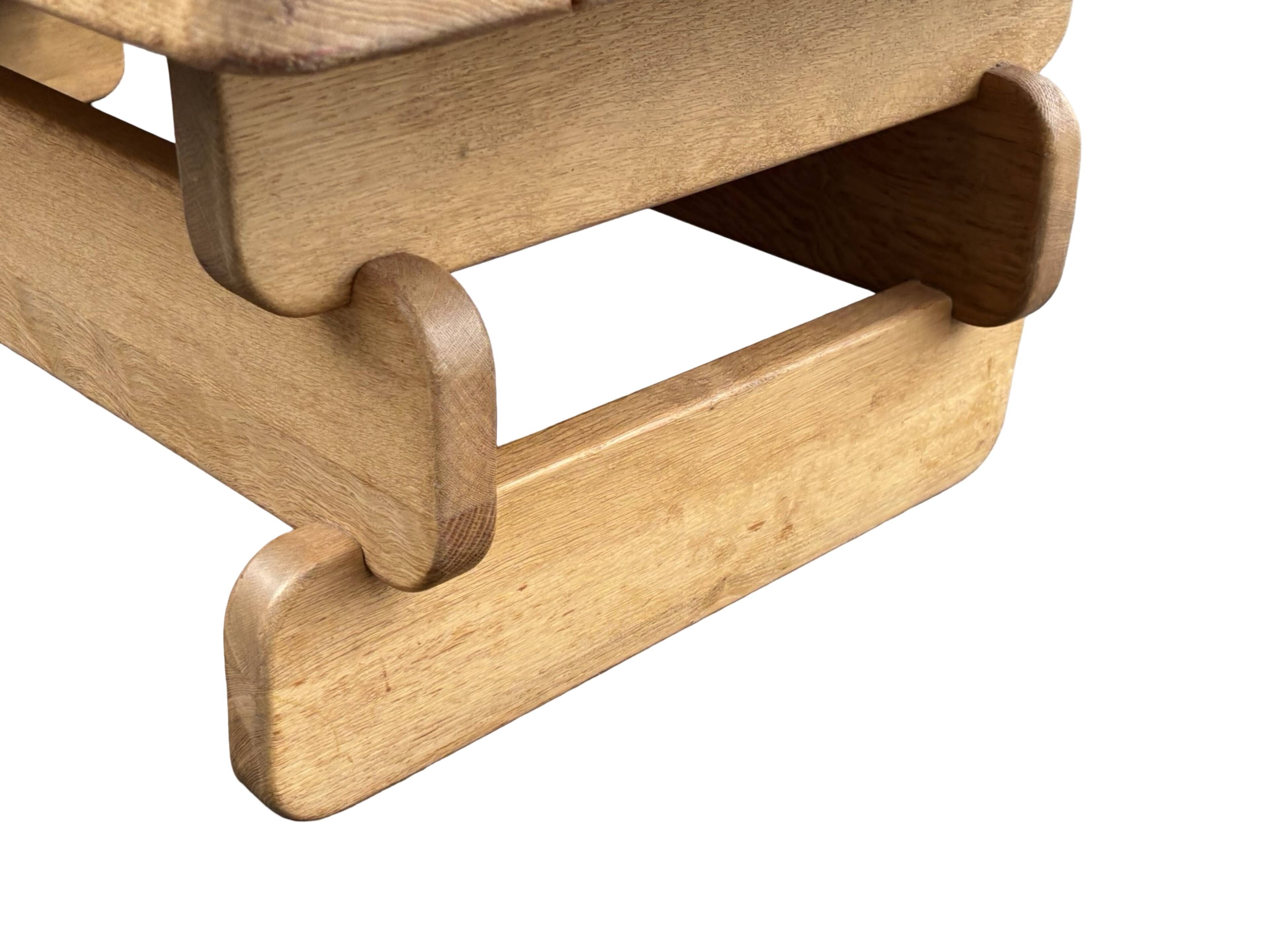 Table basse brutaliste, années 70