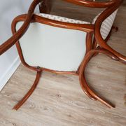 Curved wooden chair at the beginning of THE 20th century