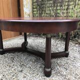 Table de style empire en acajou