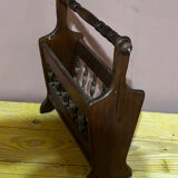 Vintage wooden magazine rack, Denmark