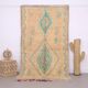Peach & Turquoise vintage moroccan rug 143 x 249 cm - Berber Rug Handmade