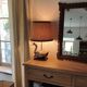 Lampe mid-century canard métal argenté