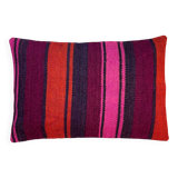 Vintage turkish kilim cushion cover, 30 x 50 cm
