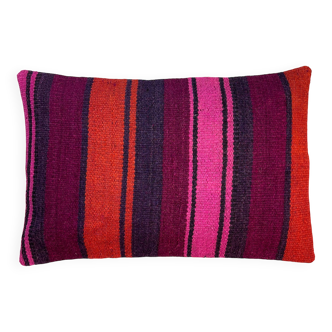 Housse de coussin kilim turc vintage, 30 x 50 cm