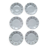 6 antique dessert plates from Bavaria