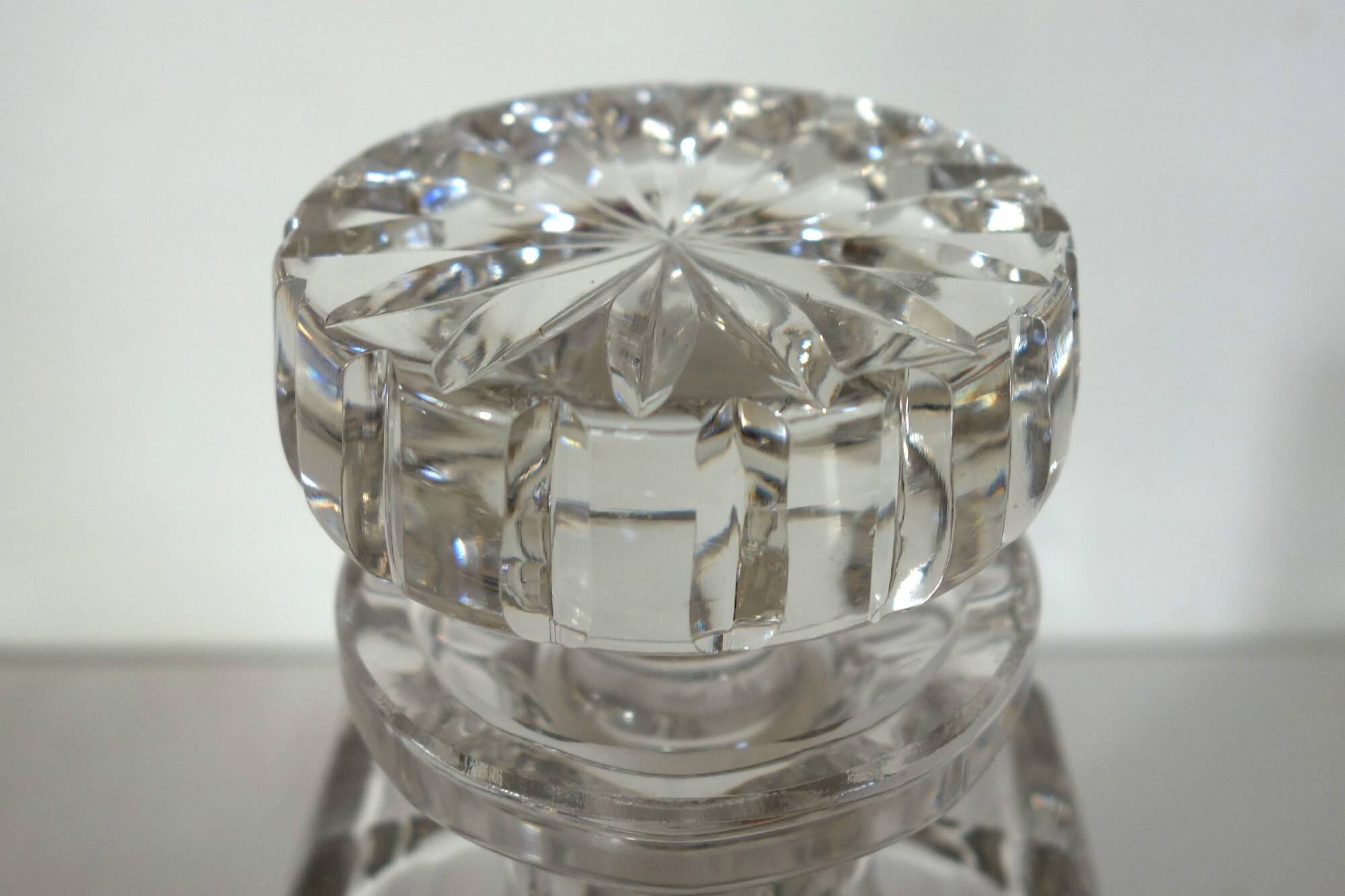 crystal whiskey decanter, Germany, 1970s