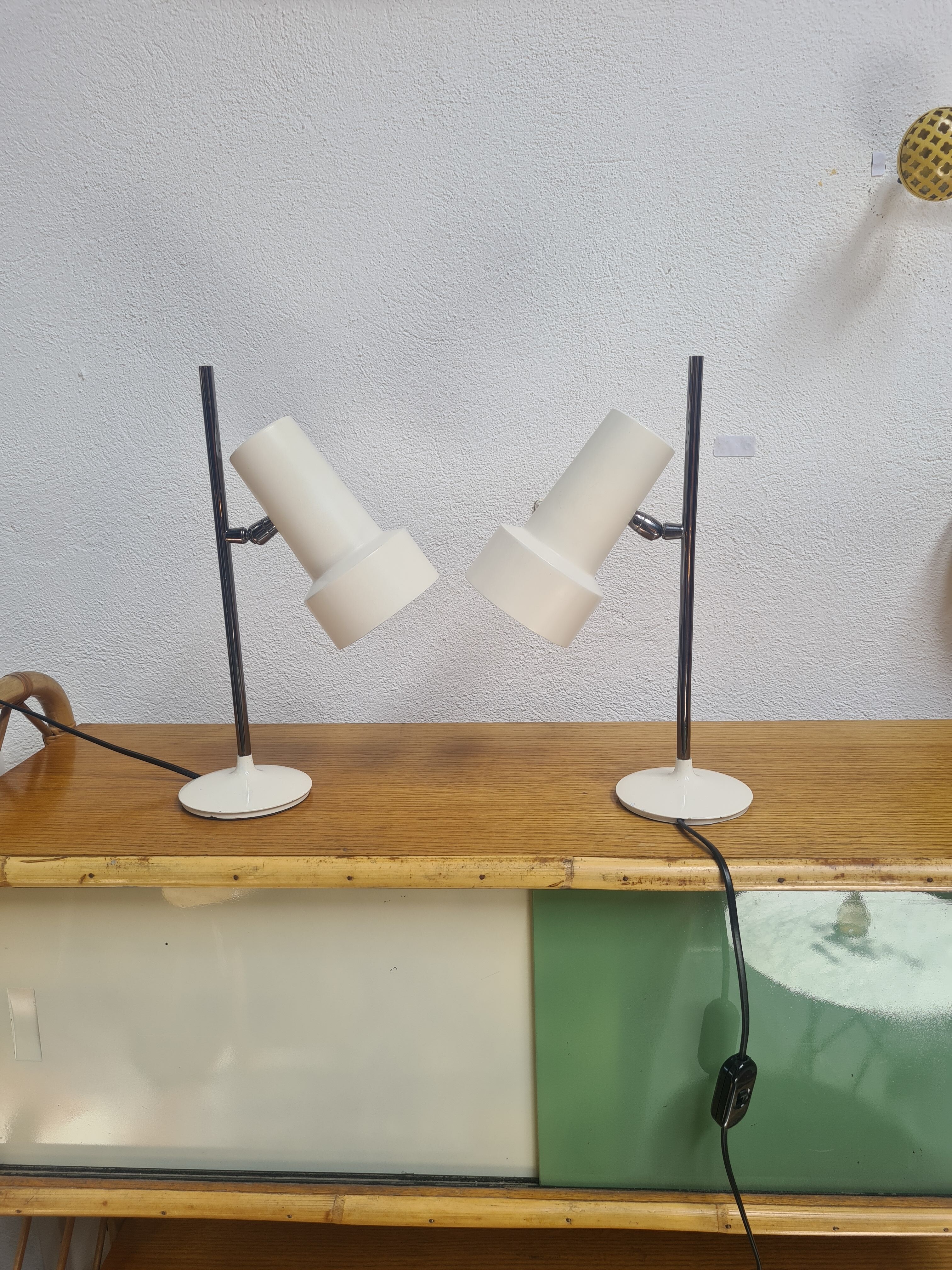 Pair of italian lamps from the 50s