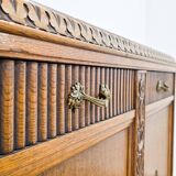 Elegant carved oak sideboard in Renaissance style from the 1930s