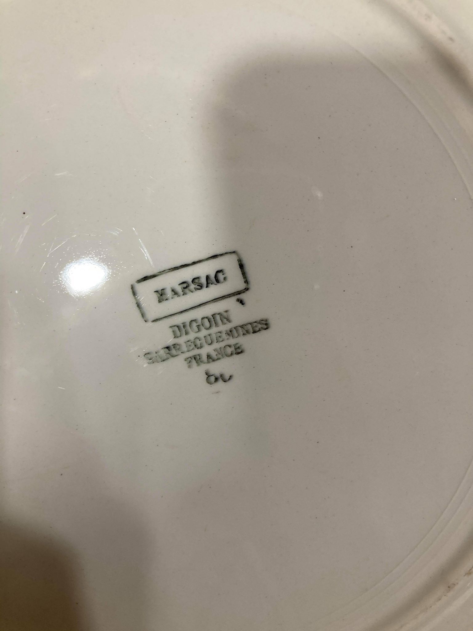 Round dish Digoin Sareguemines