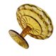 Cake bowl on stand from Ząbkowice Glassworks, 1970s