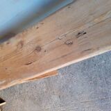 Bench 110 cm old solid wood with patina