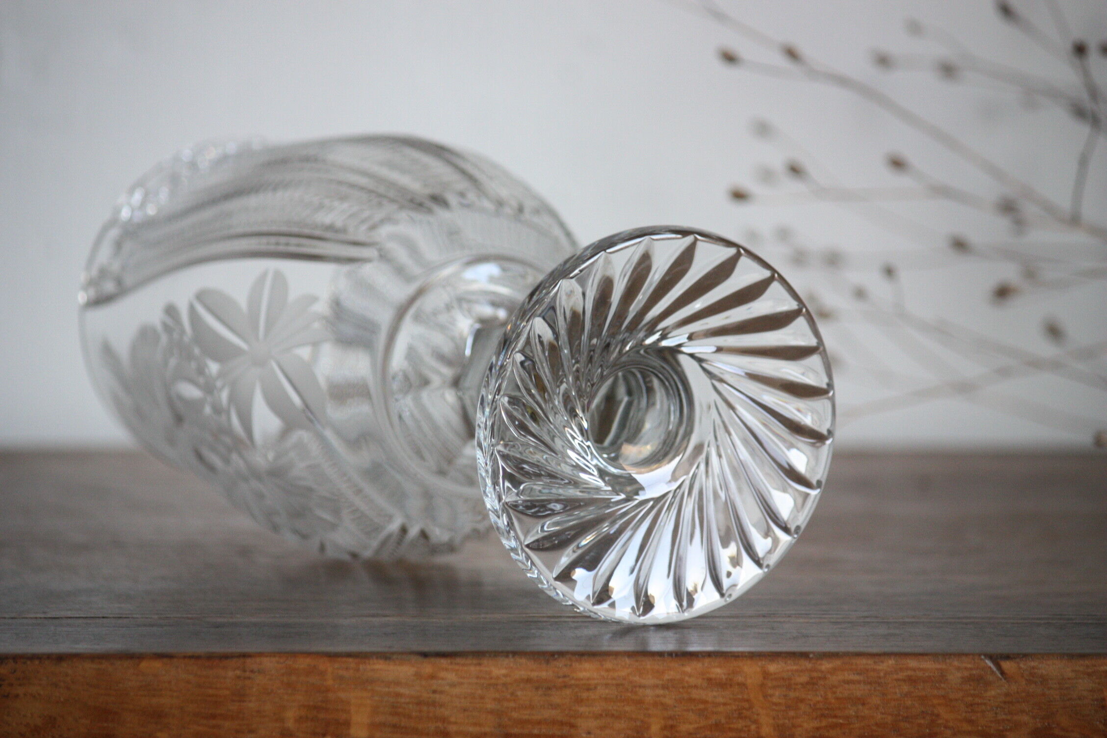 Cut crystal drageoir