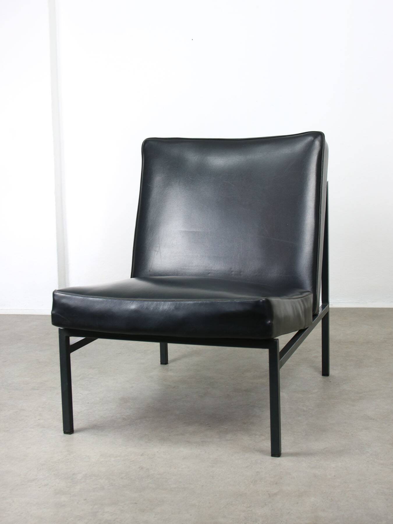 Fauteuil lounge vintage noir de Stol Kamnik, 1960s