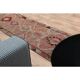 1970s Turkish Oushak Handmade Wool Cotton Orange Runner Rug 78x355