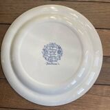Assiette plate Ridgway Jacobean bleue