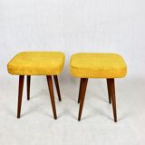 Vintage yellow chameleon stool, 1970s