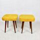 Tabouret caméléon jaune vintage, 1970