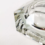 Crystal ashtray, Val Saint Lambert, Belgium, 1950s