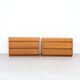 Set of vintage oak bedside tables from Moser, Germany, 1970s