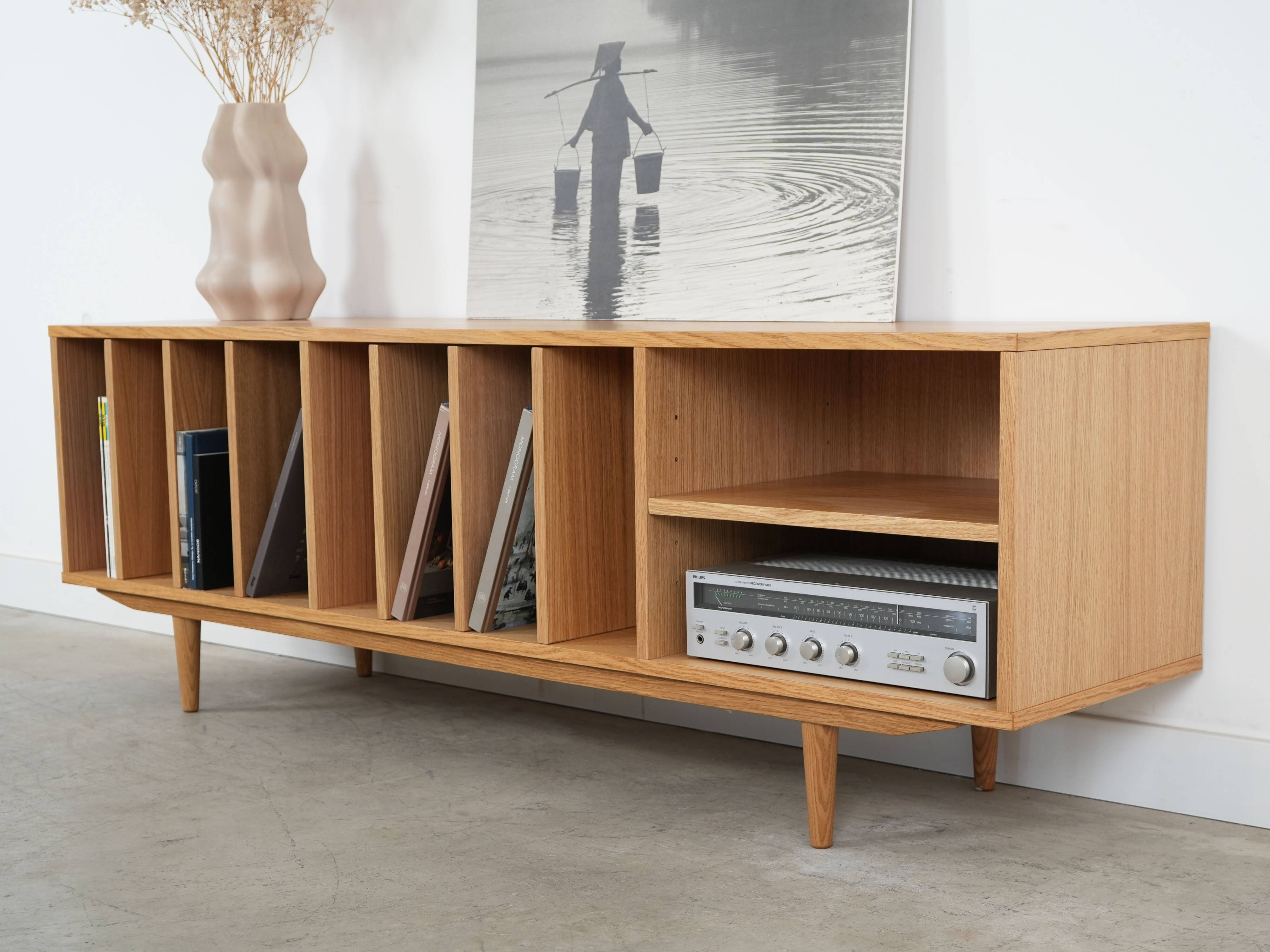Oak sideboard, Scandinavian design