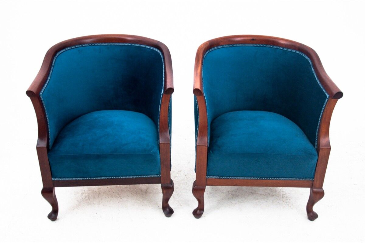 Historic living room set, Northern Europe, circa 1900, after renovation