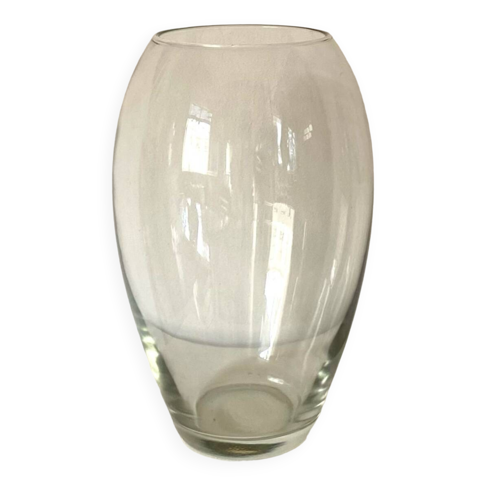 Large crystal vase