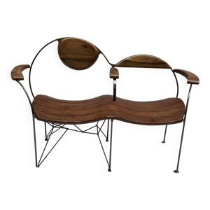 Banc double contemporain