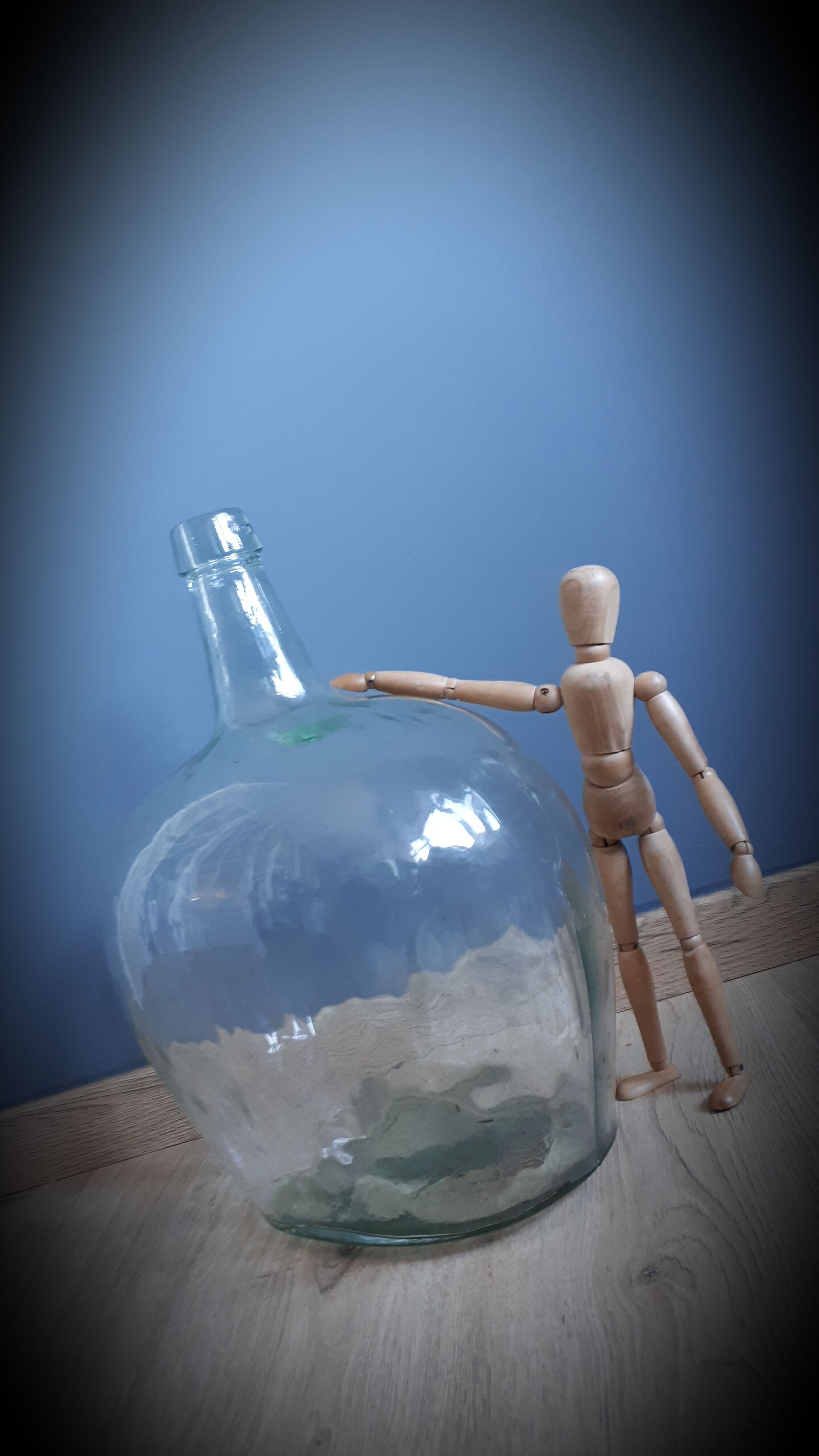 Demijohn 10 L oval transparent