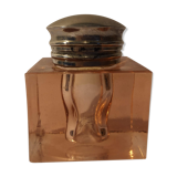 Pink crystal inkand and metal cap