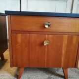 Pair of vintage bedsides