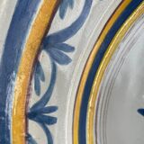 Plat En Faience Polychrome - Bruges - XIXème