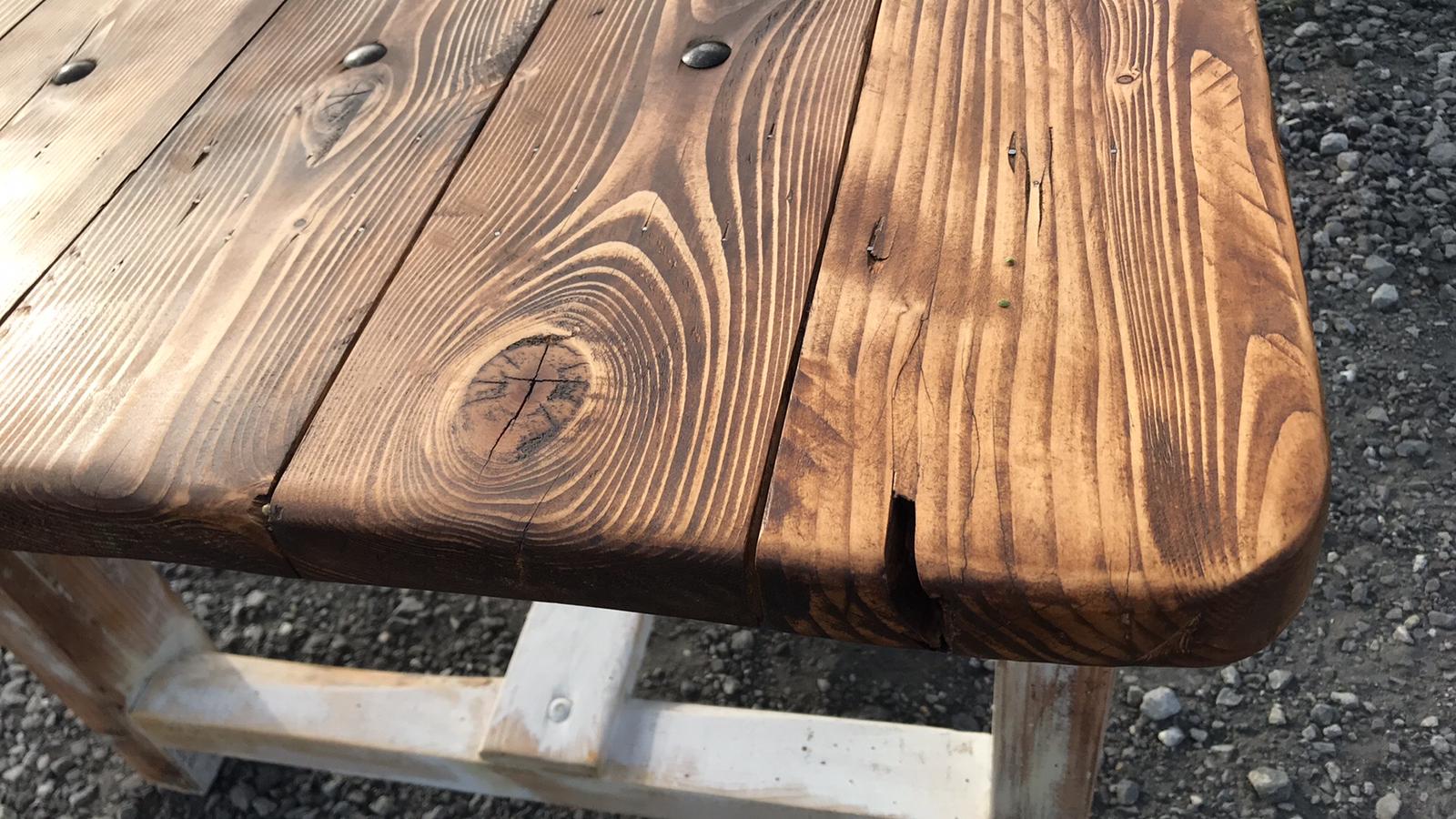 Solid wood table