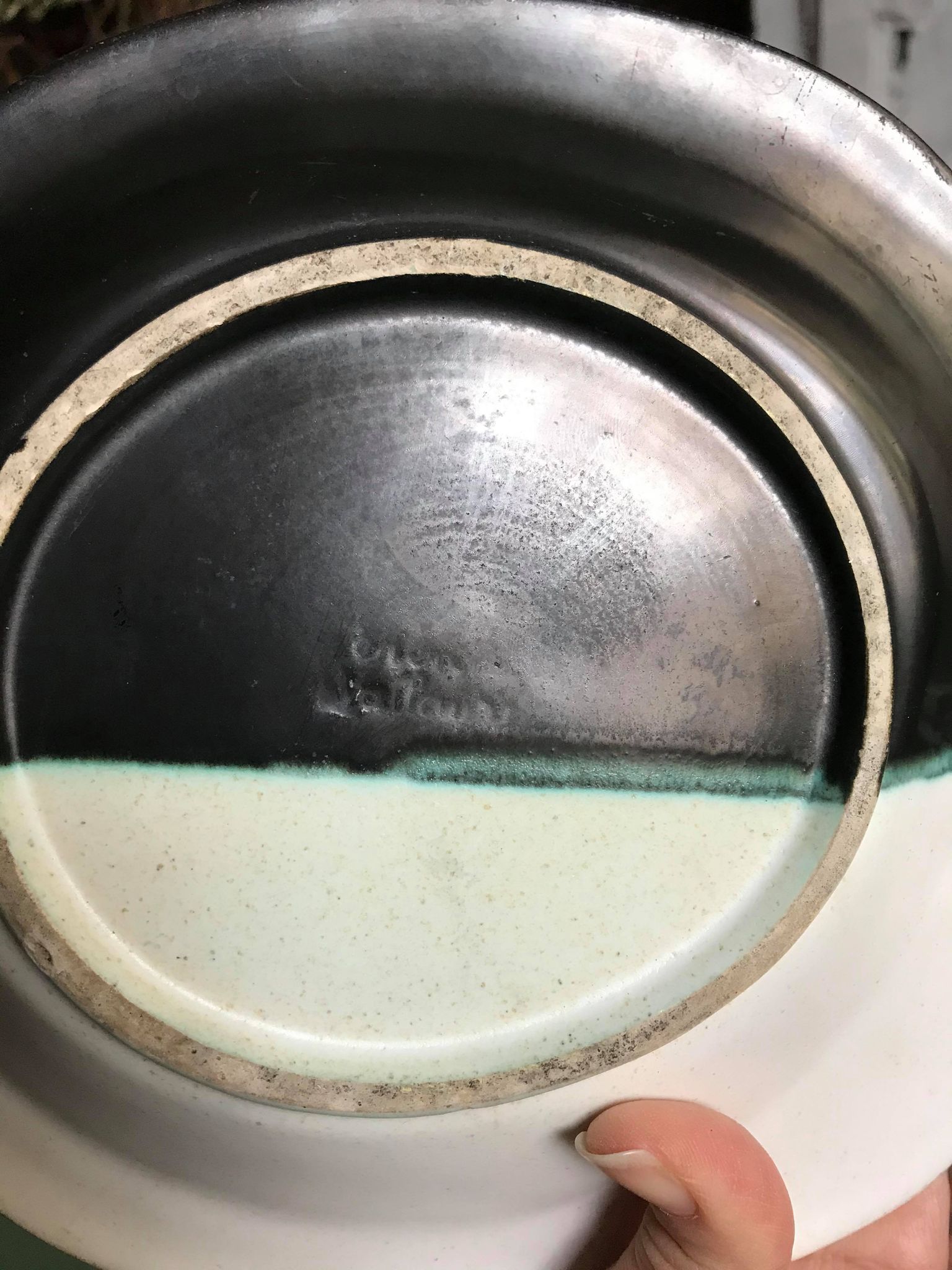 Ceramic trinket bowl Vallauris, Atelier Cerenne