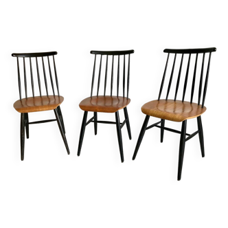 Lot de 3 chaises « fanett » par Ilmari Tapiovaara