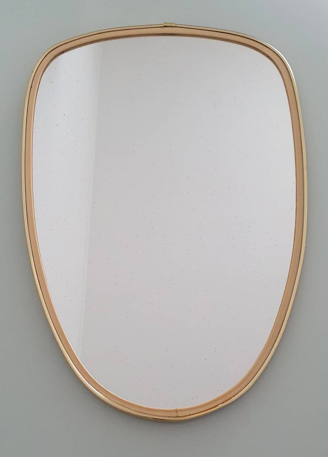 Vintage 1960s ovoid mirror