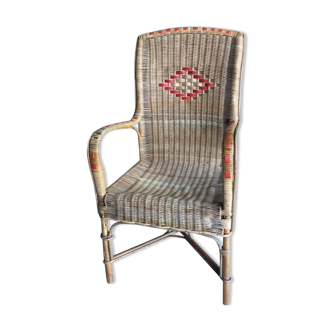 Vintage french rattan chair