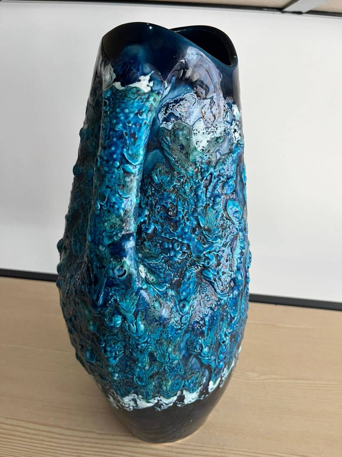 Fat lava vase Valauris
