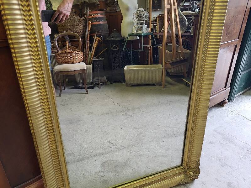 Antique gilt mirror from the early 19th century n°41