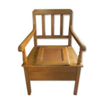 Fauteuil d'aisance ancien