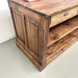 Old pine trading counter, circa 1950