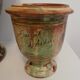 Two Terracotta Boisset planters