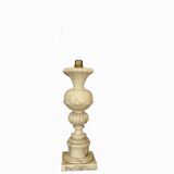 Marble baluster lamp base 44.5cm